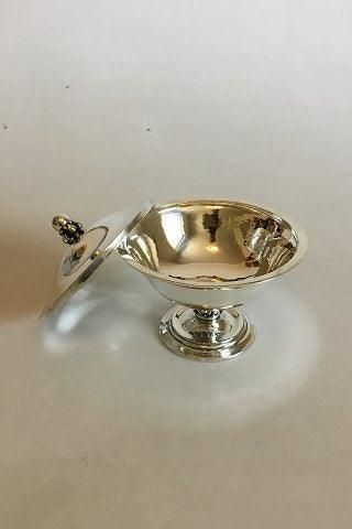 Antique Georg Jensen Sterling Silver Bowl with Cover No 180A