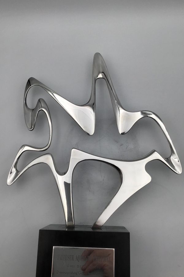 Antique Georg Jensen Sterling Silver Sculpture of Horse (Prize) Henning Koppel