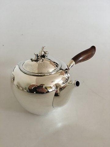 Antique Georg Jensen Sterling Silver Tea Set No. 875. Teapot, Water Pitcher, Creamer, Sugar Bowl