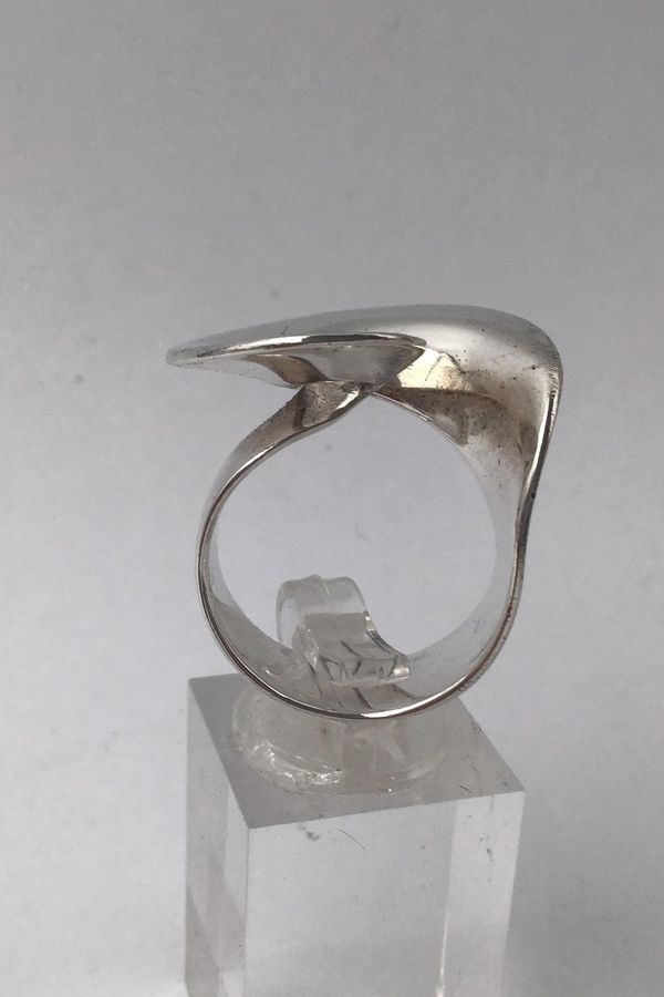 Antique Georg Jensen Sterling Silver Torun Ring No. 443.