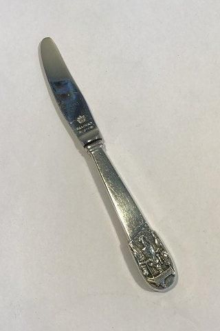 Antique H.C. Andersen Fairytale Child Knife in Silver. The Emporer's new Suit