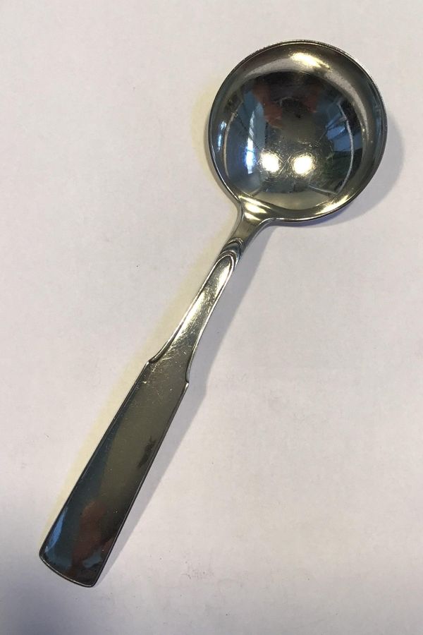 Antique Hans Hansen Arvesølv No. 2 Silver Serving Spoon