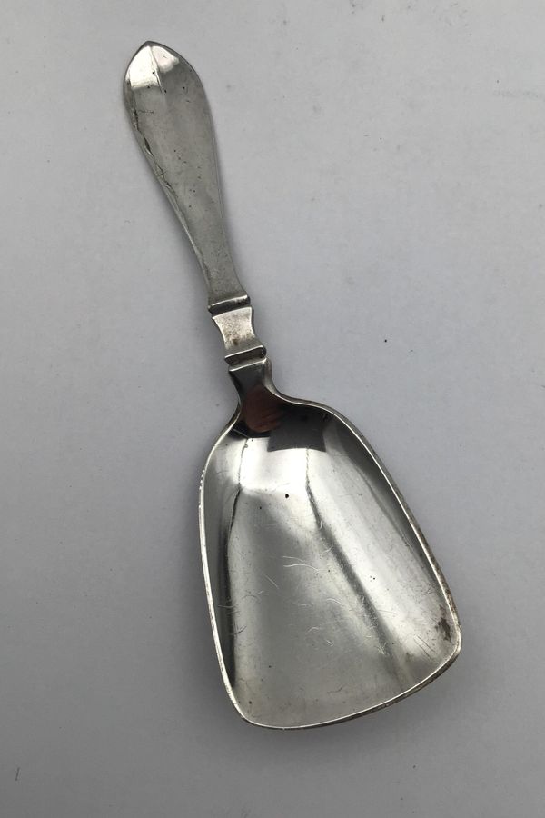 Antique Hans Hansen Heirloom / Arvesolv Silver No. 3 Sugar Shovel