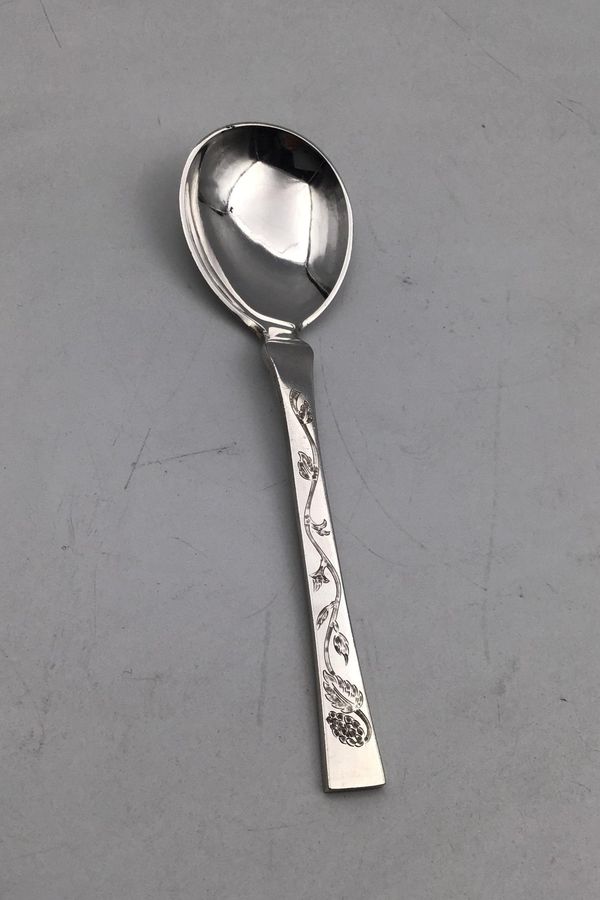 Antique Hans Hansen Sterling Silver Arvesolv No. 12 Compote Spoon