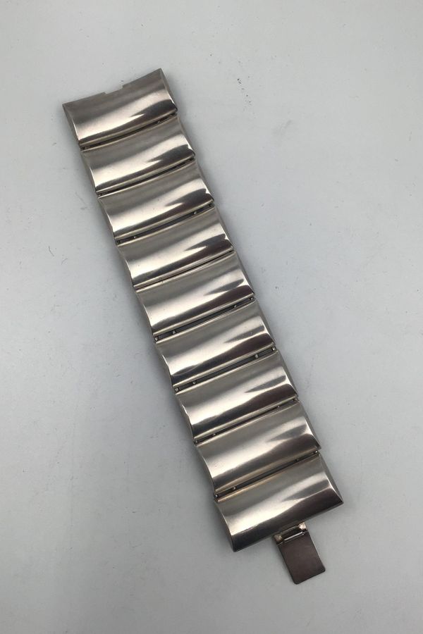 Antique Hans Hansen Sterling Silver Modern Bangle Bracelet