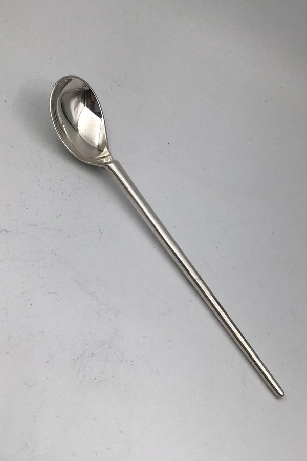 Antique Hans Hansen Sterling Silver Serving Spoon designed by Hans Gustav Hansen