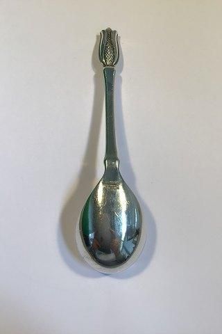 Antique Hans Hansen Sterling Silver Serving Spoon