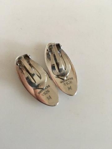 Antique Hans Hansen Sterling Silver Earrings No 427