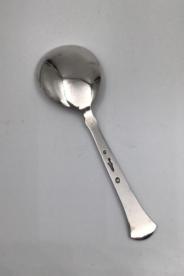 Antique Hans Hansen Silver Arvesolv / Heritage Silver No.5 Jam Spoon