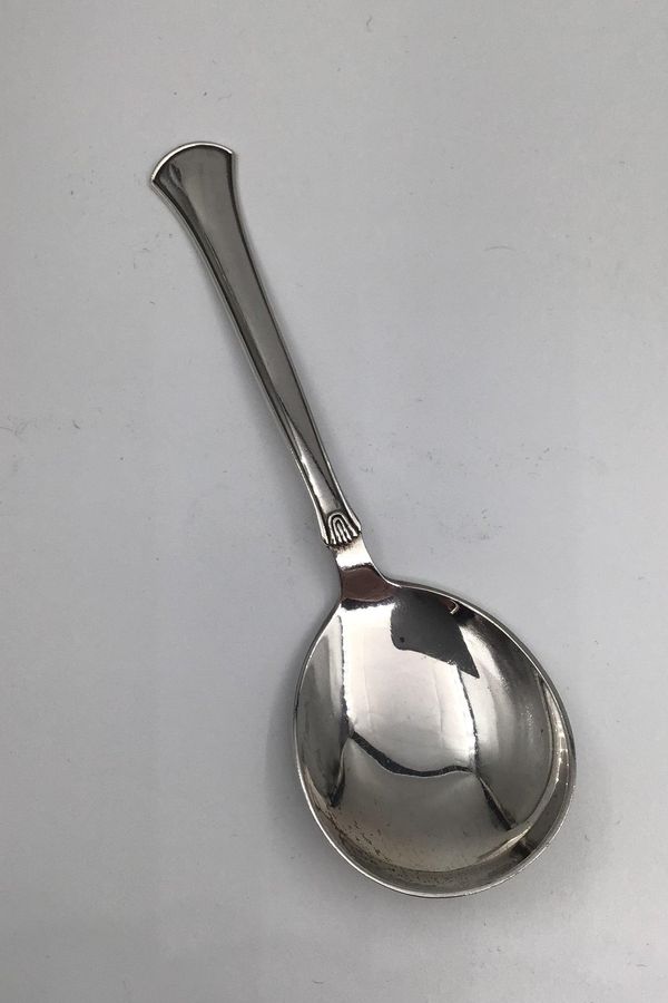 Antique Hans Hansen Silver Arvesolv / Heritage Silver No.5 Jam Spoon