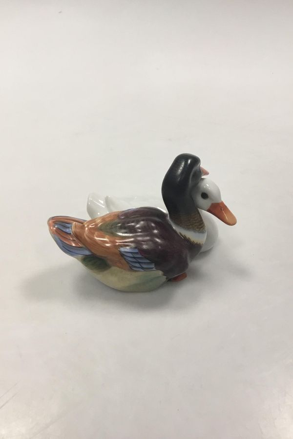 Antique Herend Hungary Figurine with Ducks No 5036