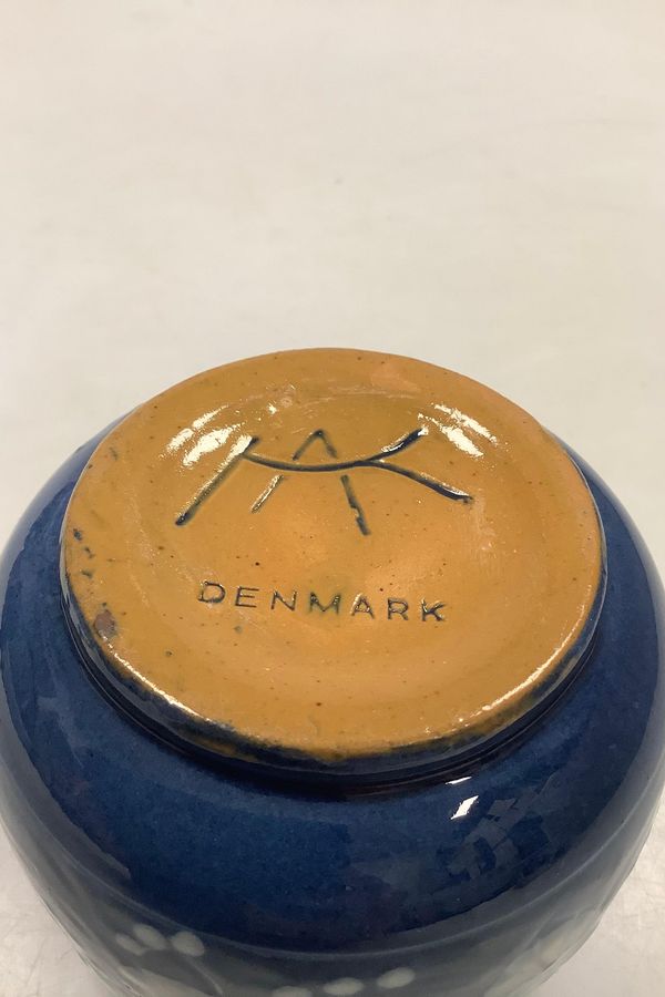 Antique Herman Kähler Ceramics Marguerite Bowl without lid