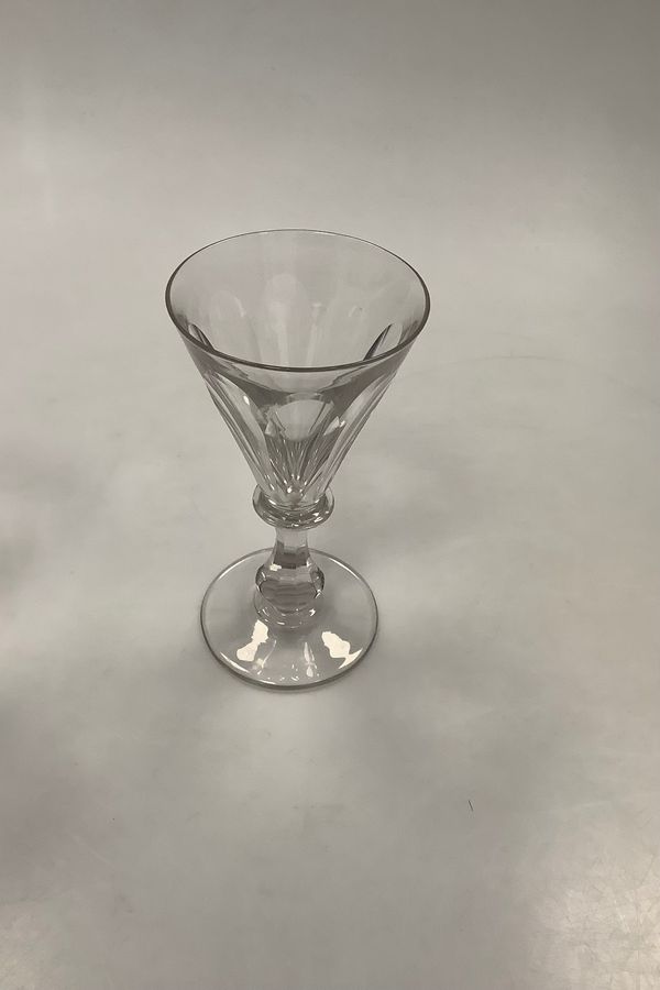 Antique White Wine Glass Anglais Hedeland Norway
