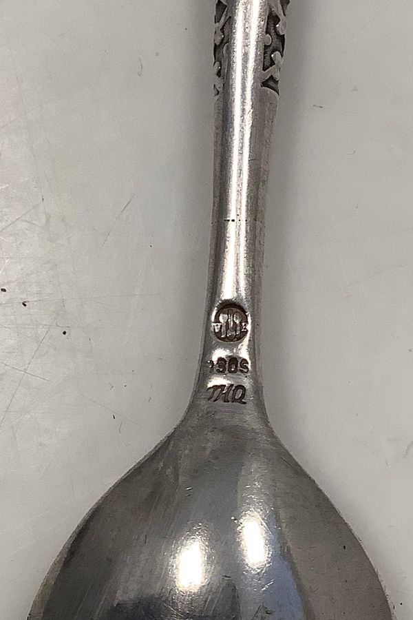 Antique Jens Harald Quistgaard IHQ Sterling Silver Spoon in modern pattern
