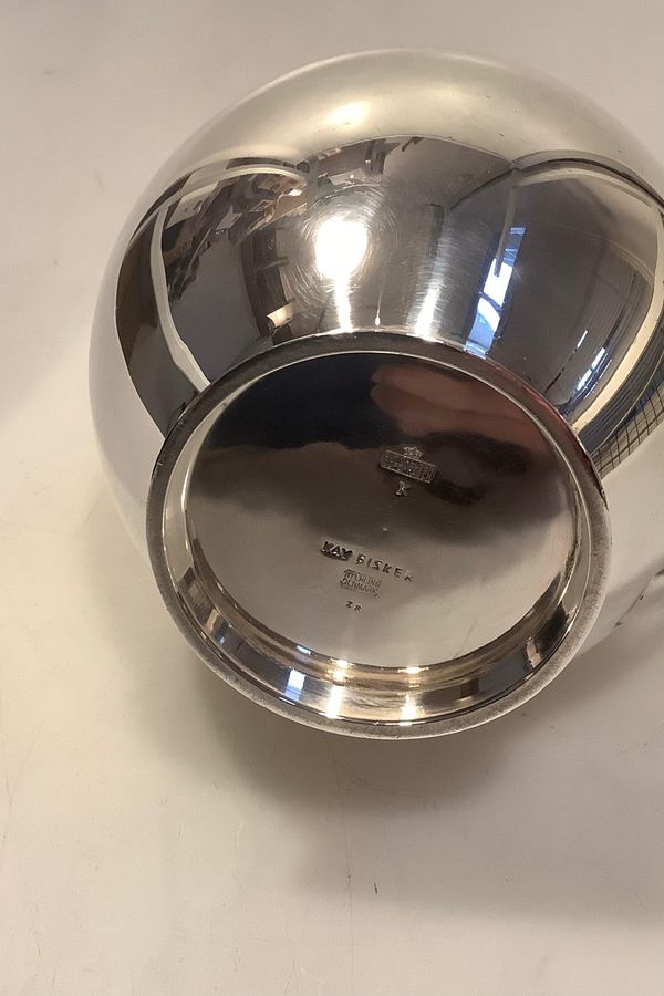 Antique Kay Fisker Water Pitcher in Sterling Silver from Anton Michelsen