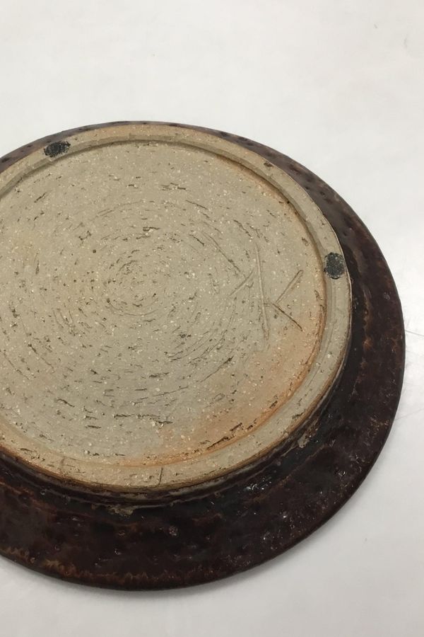 Antique Kingo Ceramic Bowl with brown decoration