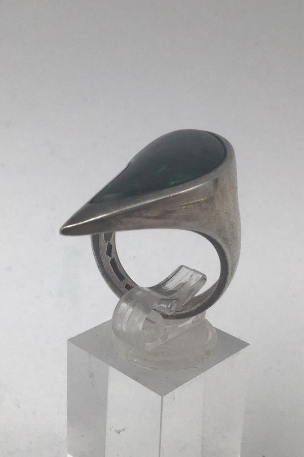 Antique Klein Sterling Silver Modern Ring