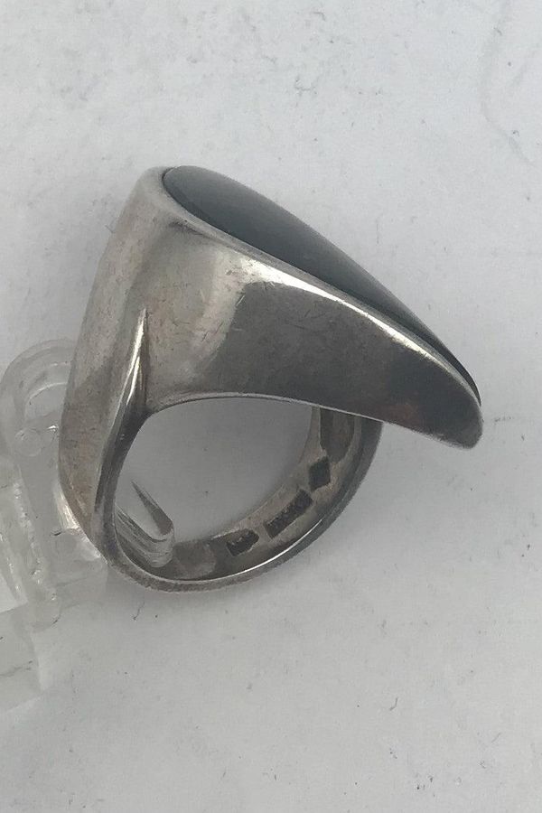 Antique Klein Sterling Silver Modern Ring