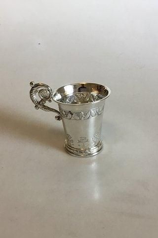 Antique Little Cup in Silver with handle