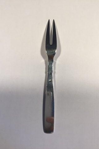 Antique Lotus Silver Cold Cuts Fork W. & S. Sørensen