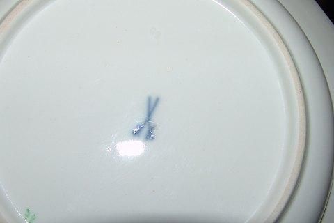 Antique Meissen Porcelain Soup plate with Rose Design