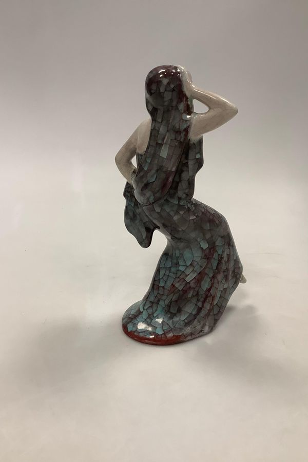 Antique Michael Andersen Ceramic Figure of the Dancing Sigøjner