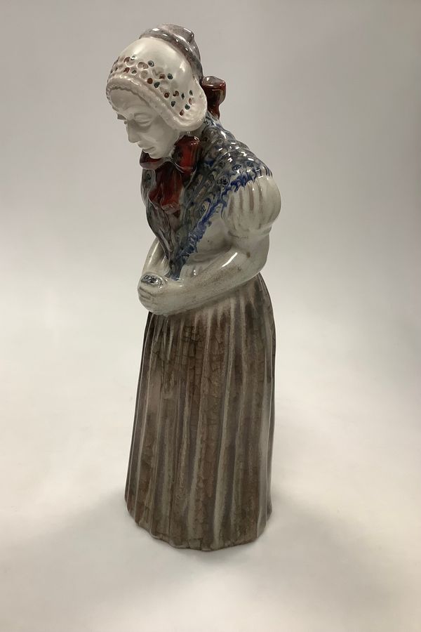 Antique Michael Andersen Ceramic Figure of a Woman No 4418