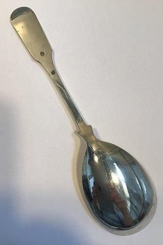 Antique Musling Serving Spoon Danish Silver W & S Sørensen / Fredericia Sølv