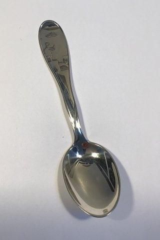 Antique Mr. Sandman (Ole Lukøje) Child Spoon in Silver