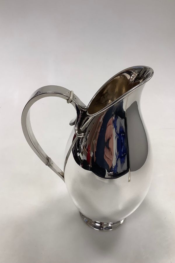Antique Peter Hertz Modern Style Silver Pitcher from 1930