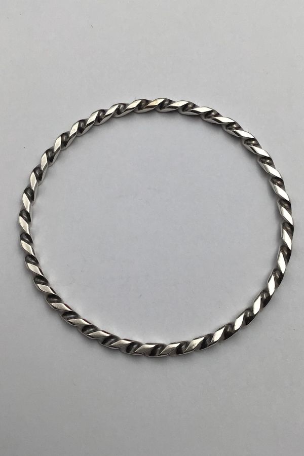 Antique Randers Sølvvarefabrik Sterling Silver Twisted Bracelet