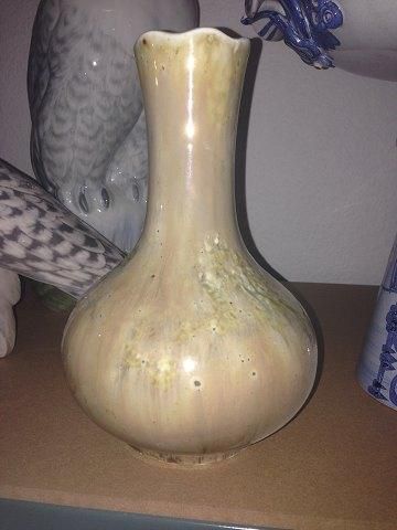 Royal Copenhagen Art Nouveau Vase with Crystalline glaze by Clements from 1880's