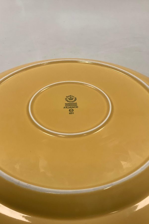 Antique Royal Copenhagen 4 All Seasons Large Dinner Plate in Yellow No 631