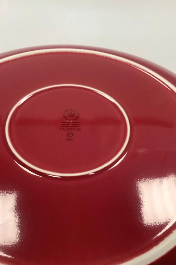 Antique Royal Copenhagen 4 All Seasons Large Dinner Plate in Red No 631