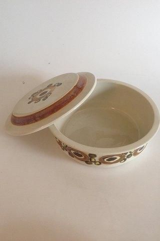 Antique Royal Copenhagen Aluminia Nucella Lidded bowl No 3466