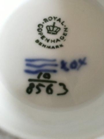 Antique Royal Copenhagen Blue Flower Angular Sugar Bowl with Lid No 8563