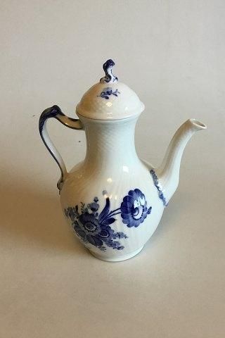 Antique Royal Copenhagen Blue Flower Curved Coffee Pot No. 1794