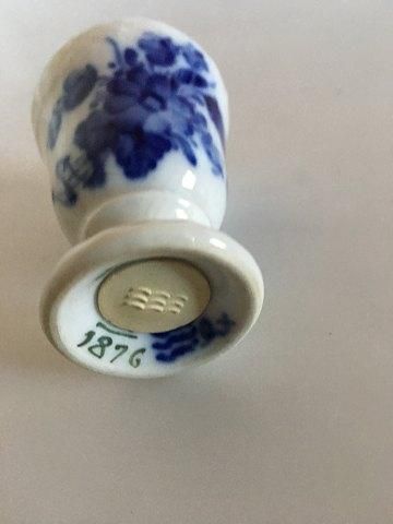 Antique Royal Copenhagen Blue Flower Curved Salt Shaker No 1876