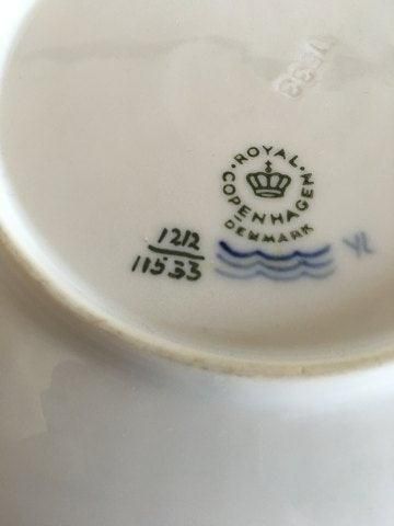 Antique Royal Copenhagen Blue Fan Cake Plate No 11533