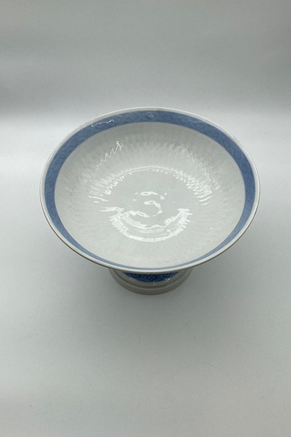 Antique Royal Copenhagen Blue Fan Bowl Opsats No. 11549