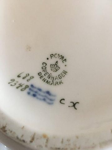 Antique Royal Copenhagen Brun Rose Oval lidded bowl No 9348