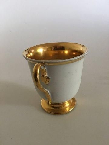 Antique Royal Copenhagen Empire Cup with motif of Estate from 1820-1850