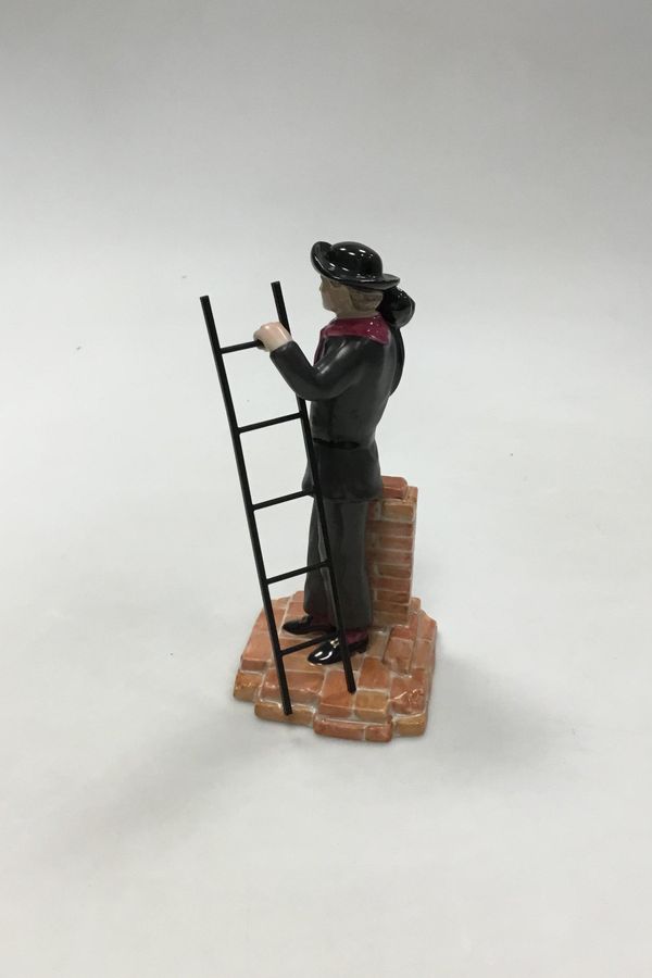 Antique Royal Copenhagen Figurine The Chimney Sweep from H.C. Andersen's fairy tale The Shepherdess and the Chimney Sweep No 229/750