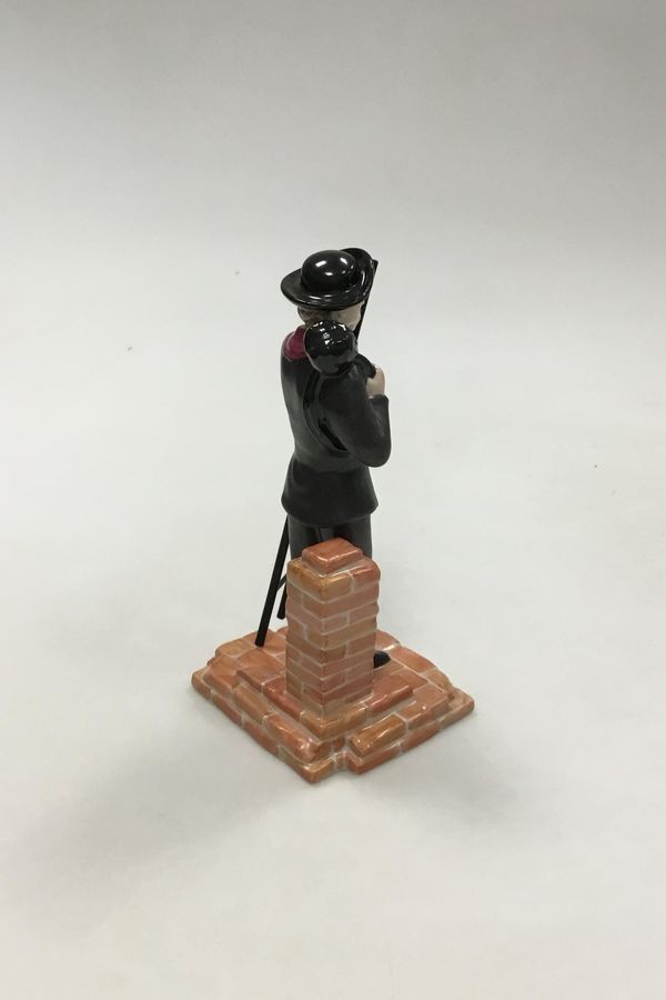 Antique Royal Copenhagen Figurine The Chimney Sweep from H.C. Andersen's fairy tale The Shepherdess and the Chimney Sweep No 229/750