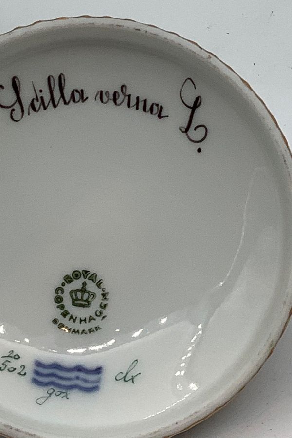 Antique Royal Copenhagen Flora Danica Sugar Bowl No 156 (3502) Latin name: 