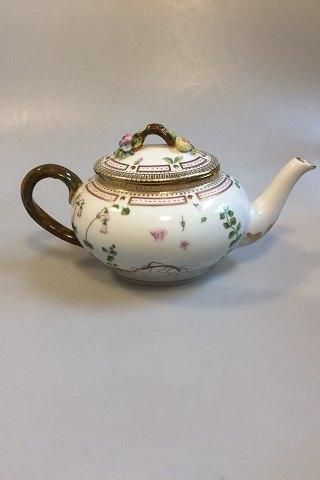 Antique Royal Copenhagen Flora Danica Tea Pot  No. 3631 / 143