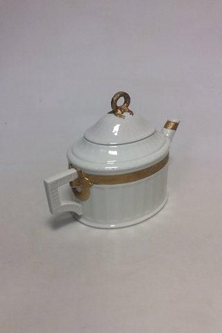 Antique Royal Copenhagen Gold Tea Pot with lid No 11566