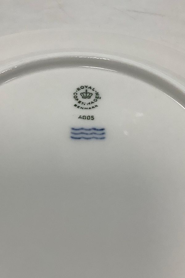 Antique Royal Copenhagen White Porcelain plate No 6005