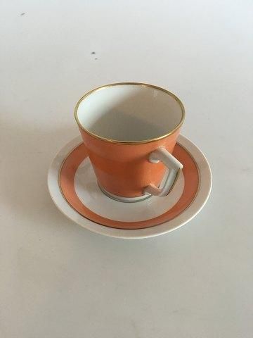 Antique Royal Copenhagen Jaegersborg Coffee Cup and Saucer No 792/9481