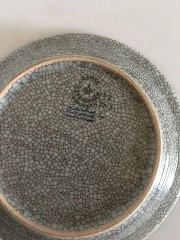 Antique Royal Copenhagen Krakele dish with HC Andersen Motif No 712/3010